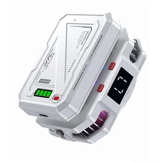 Getdoublerich Handy-Kühler, 15 W, magnetischer Handy-Kühler mit wiederaufladbarem Akku, schnelle Kühlung, Power-Anzeige für Handys, Tablets und iPads, 56 x 44 mm (3000 mAh)