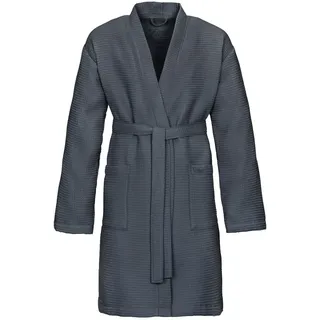 Vossen Bademantel Rom USM NOS Vossen Konfektion, Grau, Textil, Uni, Gr. XL, ISO 9001, Fkt, Made in Austria, Oeko-Tex® Standard 100, angenehm warm, hochwertige Qualität, Badtextilien, Bademäntel, Bademäntel Damen