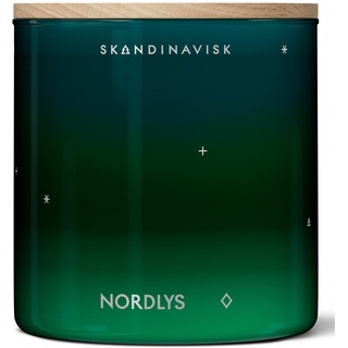 Skandinavisk NORDLYS 'Nordlichter' Duftkerze. Duftnoten: Arktische Intensität und sphärische Farben, ein Duftakkord, der so ungewöhnlich wie überirdisch ist. 400 g