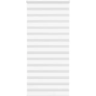 vidaXL Zebrarollo 110 x 230 cm Weiß