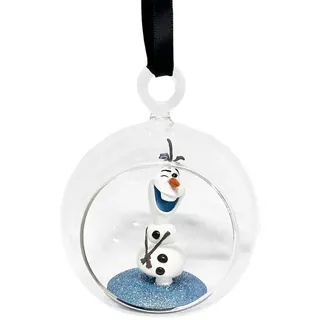 Disney Christbaumschmuck Weihnachtskugel Olaf 3D-Figur, 11 × 10 × 9 cm bunt