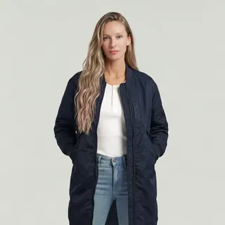 G-Star Long Bomber Jacke Dunkelblau XS