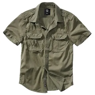 Brandit Textil Vintage Kurzarmhemd Olive M