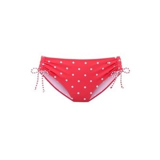 S.OLIVER Bikini-Hose Damen rot-weiß Gr.34