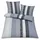 silber/graphit 135 x 200 cm + 80 x 80 cm