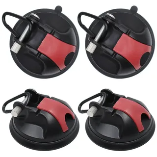 lyualma 4 Stück Saugnapf Haken Set mit 4 Haken Saugnapf Anker Tragfähigkeit von 35 KG Starker Halt Set für Vorzelte, Camping, Wohnmobil, Motorhome Vorzelte