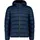 MAN JACKET FIX HOOD Unisex Blau 58