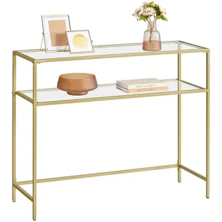 VASAGLE LGT025A01 Konsolentisch 100 x 30 x 75 transparent
