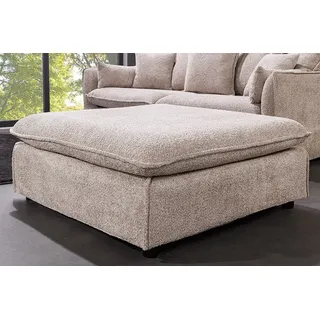 Riess-Ambiente Hocker HEAVEN Bouclé 100 x 0 x 0 cm Beige