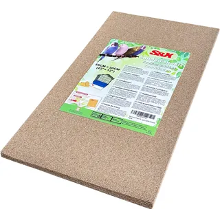 S&X Sandblätter für Vogelkäfige, 12 Stück/Packung (55 cm x 30 cm, 12 Stück)