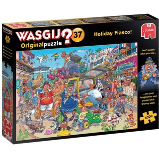 Jumbo Spiele Wasgij Original 37 Holiday Fiasco - Puzzle 1000 Teile