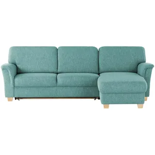 smart Ecksofa  Valencia , türkis/petrol , Maße (cm): B: 269 H: 90 T: 173.0