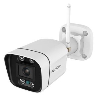 Foscam IP-Kamera V5P WLAN LAN outdoor, 5 MP, 3K, LED-Strahler, Sirene, PoE, weiß