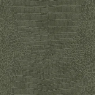 Rasch Textil African Queen III Vliestapete Krokodilleder 10,05 m x 0,53 m 751352 Dunkelgrün