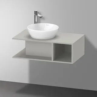 Duravit Waschtisch-Unterschrank 80 x 26 cm Betongrau Matt