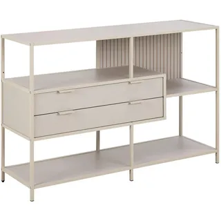 Actona Seaford Bücherregal 114 x 35 x 78 cm Grau