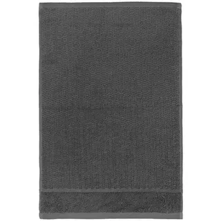 frottana Pearl Gästetuch 30 x 50 cm aus 100% Baumwolle, graphite