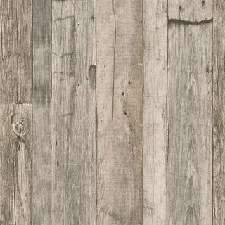 Bricoflor Holz Tapete in Beige und Grau Vintage Tapete in Holzoptik Landhaus Vliestapete im Used Look für Wohnzimmer und Schlafzimmer