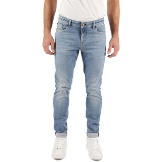 M.O.D. Herren Jeans MARCEL Slim Fit Raltigan Blau 2871 Normaler Bund Reißverschluss W 38 L 32