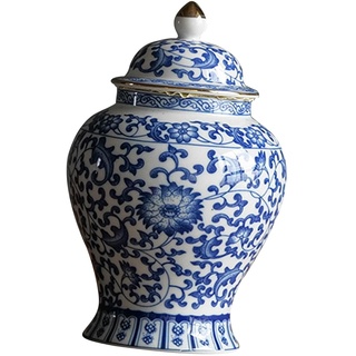 SM SunniMix Keramikknospenvase Geschenk für Hochzeiten, Party Decor Trockenblumenvase im orientalischen Stil 1300 ml Mehrzweck-Porzellanglas, Stil A