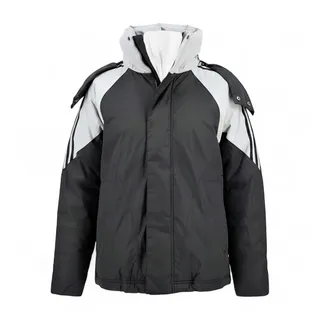 adidas Logo Down Jacke Oversize Damen Schwarz 30