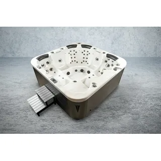 Premium Outdoor Whirlpool Roma 230x230cm + Vollausstattung