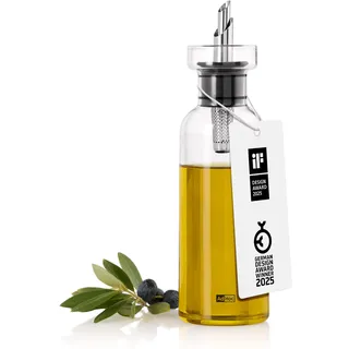 AdHoc Essig- und Ölflasche AromaPour 300 ml Glas Transparent Klar