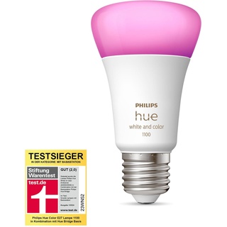 Philips Hue, Leuchtmittel, White & Color Ambiance BT (E27, 9 W, 1100 lm, 1 x, F)
