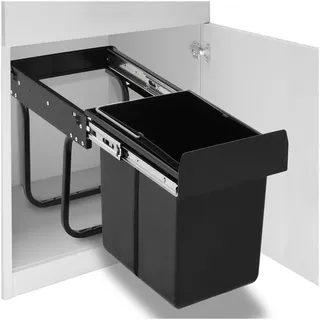 vidaXL Abfallsammler 20 l Schwarz