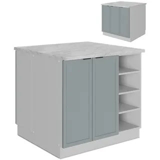 Vicco Kochinsel Fame-Line 90 x 82 x 82 cm Hellblau