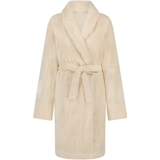 Hunkemöller Bademantel Fleece - WHITE SWAN - M/L - M-L