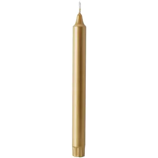 Duni Tischkerzen 250 x Ø 22 mm 9 Std. Gold, 48 Stk/Krt (12 x 4 Stk)