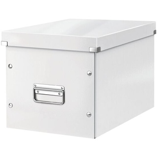 Aufbewahrungs- und Transportbox groß »Click & Store Cube 6108« weiß, Leitz, 32x31x36 cm