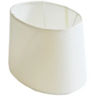 B&S Lampenschirm Lampenschirm oval aus Stoff H 15.5 cm für Tisch - Stehlampen