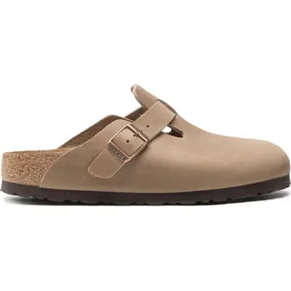 Birkenstock Boston Nubukleder geölt schmal tabacco brown 40