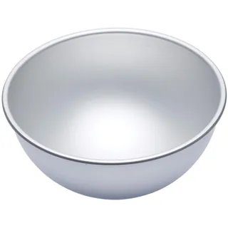 MasterClass Halbkugel-Kuchenform 20 cm, silberne eloxierte Aluminiumform, leicht, strapazierfähig, zum Backen von Halbkugel-Kuchen, 8 Zoll, Silber