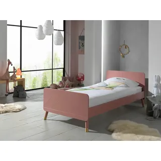 Vipack Einzelbett Billy 90 x 200 cm rosa