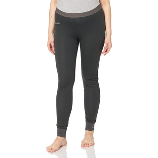 Schöffel Damen Merino Sport Pants long W, temperaturregulierende lange Unterhose, atmungsaktive Thermo Leggings in Wollqualität, anthrazit, XL
