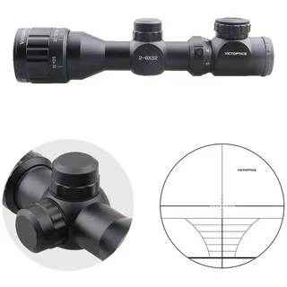 Vector Optics Victoptics OPSL09 A3 2-6x32 Zielfernrohr (Ideal für Jagd, Sport und Airsoft) schwarz