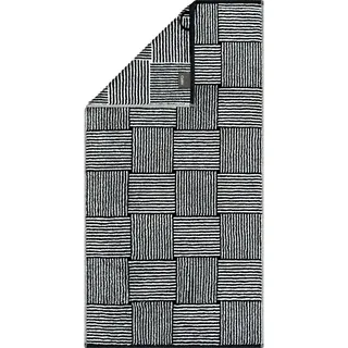 CAWÖ Black&White Chess Duschtuch 80 x 150 cm schwarz/weiß