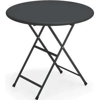 EMU Arc en Ciel runder Klapptisch Ø cm. 80 Schwarz Farbe Code 24