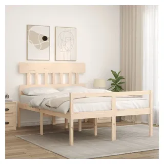 vidaXL Seniorenbett 140 x 190 cm Beige