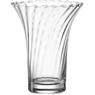 4er Set Leonardo Vase Ravenna 18 cm Glas Transparent Klar M (Medium)