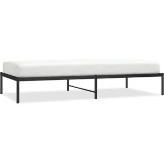 vidaXL Bettgestell 100 x 200 cm Schwarz
