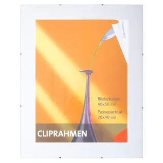 BURI Bilderrahmen Rahmenlos Bilderhalter Bilderrahmen 40x50 cm