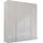 201 x 223 x 60 cm Grau/Orange