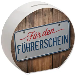 speecheese Spardose Für den Führerschein Spardose als Nummernschild