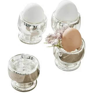 Loberon Eierbecher Lilligret Silber 4 St.