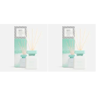 ipuro Essentials TIME TO BE Raumduft mit Stäbchen 100 ml - Raumerfrischer mit Orange, Mandarine, Zitrone, Apfel & Pfingstrose Duft Aroma - Diffuser mit Stäbchen - Lufterfrischer für die Wohnung