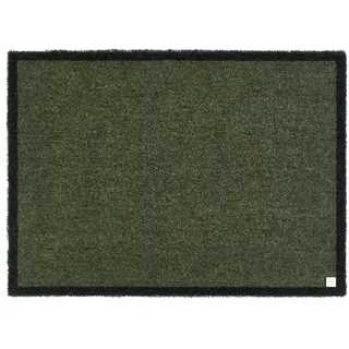 Barbara Becker Fußmatte Touch, Schmutzfangmatte für Eingangsbereich Wohnungstür, Fußabstreifer, Türmatte, Grün, 39 x 58 cm